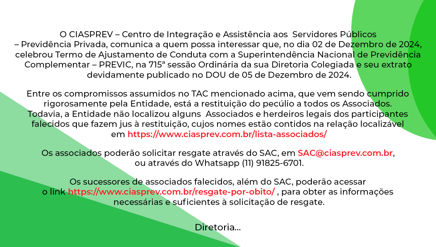 AVISO DIRETORIA NOVO
